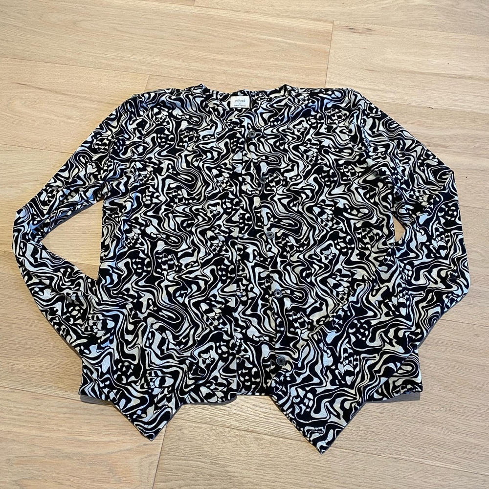 Aritzia ~ Wilfred Mesh Button-Up